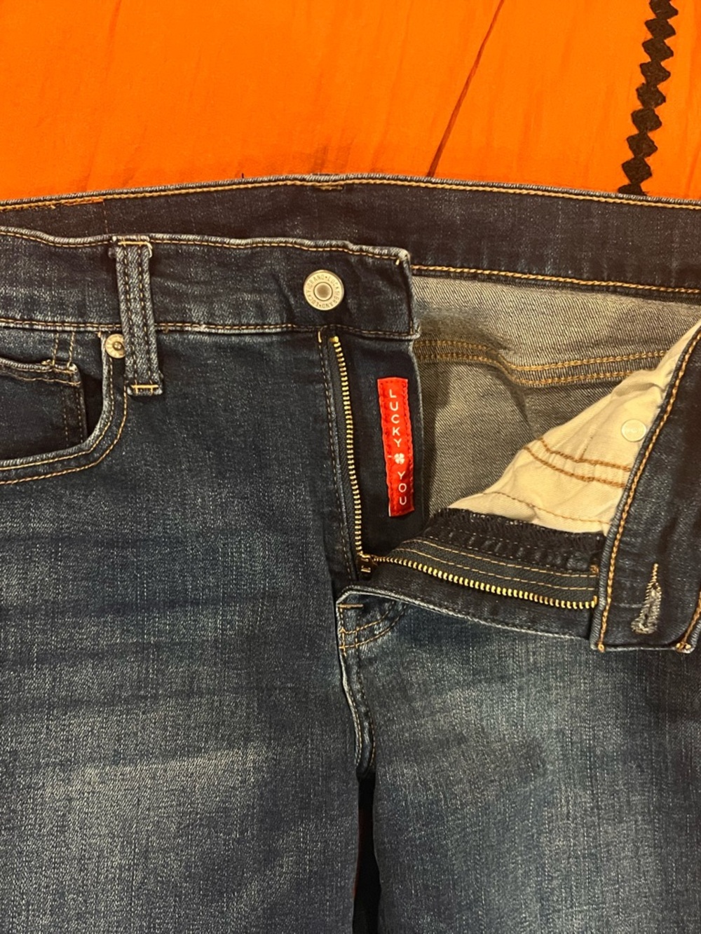Lucky Brand Women's Dark Indigo Skinny Jeans
